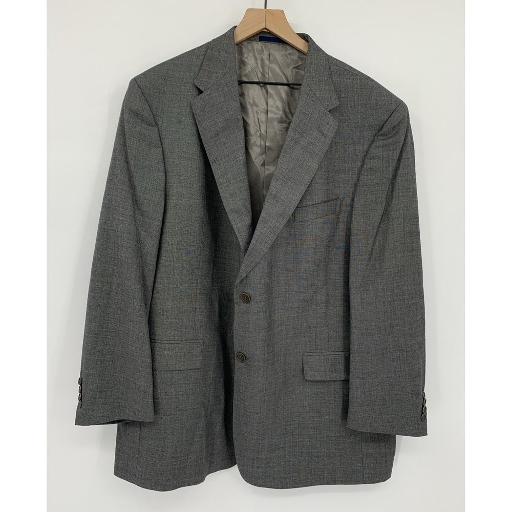 Daniel Cremieux Blazer Mens 48R Gray Loro Piana Wool Fabric Sport Coat
